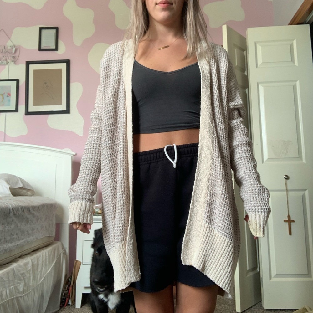 Urban outfitters oversized knit cardigan